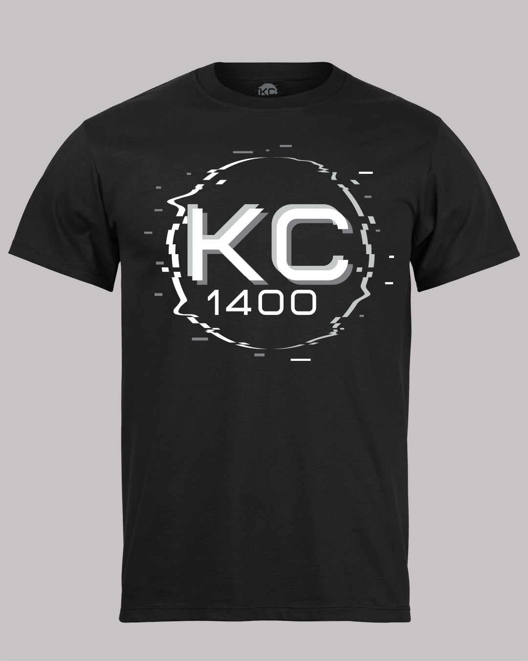 KC1400 BRAND STAPLE BLACK TEE