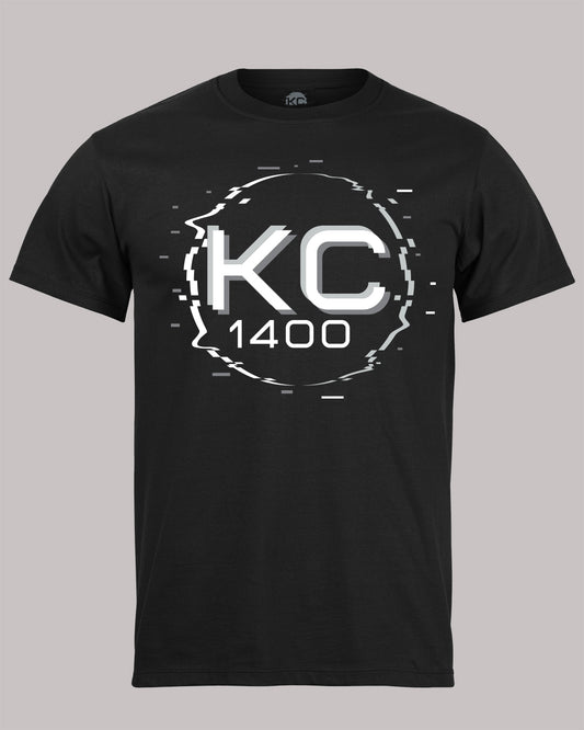 KC1400 BRAND STAPLE BLACK TEE